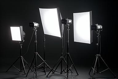 Kits d'éclairage professionnels pour studio