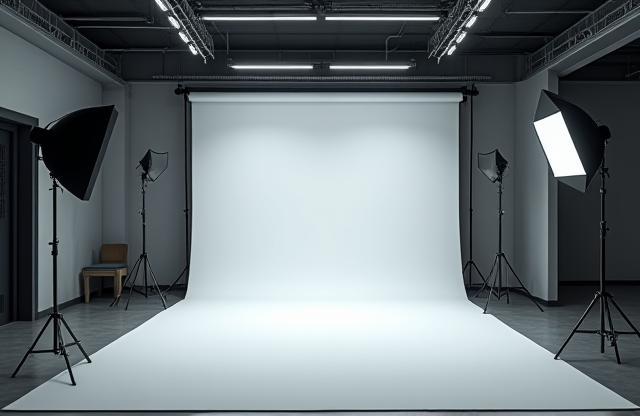 Plateau vidéo prêt pour le tournage