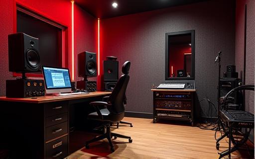 Studio d'enregistrement professionnel